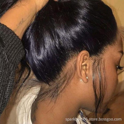 Wholesale Swiss Brazilian Human Hair Lace Front Wig, 10A Raw HD Braided Laces Wigs Vendors, 13x4  Virgin Lace Front Wigs